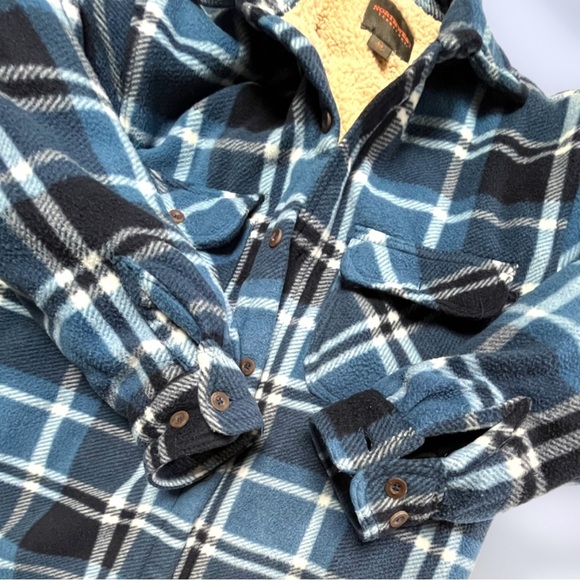 Northwest Territory Winter Coat Jacket Small Blue Plaid - Picture 16 of 16